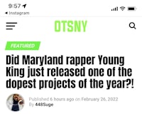 did maryland king just release rapper young king's worst projects of the year